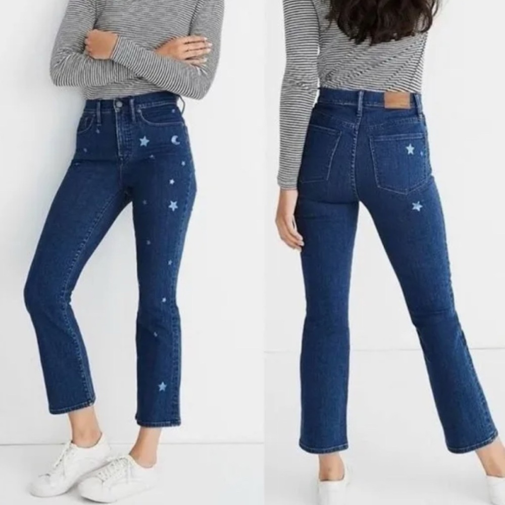 Madewell Cali Demi-Boot Jeans Star Edition Size 30